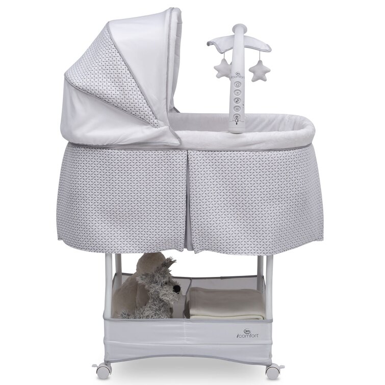 Simmons silent auto gliding elite bassinet hot sale not gliding